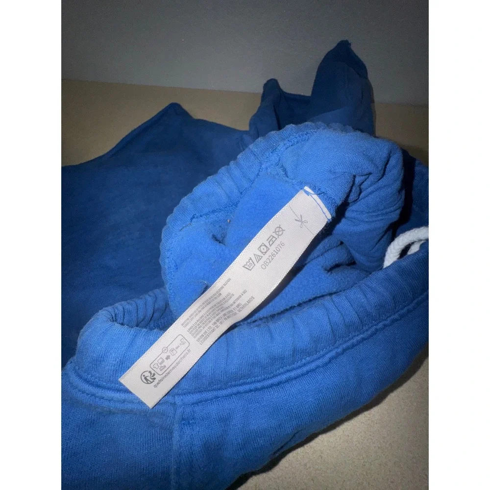 FP Movement Free People Blue Sweat Shorts‎ Raw Hem  Mens Medium